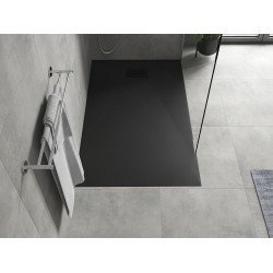Mexen Hugo   SMC cadita  140 x 90 cm,  negru ,  capace negru - 42709014-B