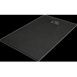 Mexen Hugo   SMC cadita  150 x 90 cm,  negru ,  capace negru - 42709015-B