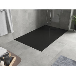Mexen Hugo   SMC cadita  150 x 90 cm,  negru ,  capace negru - 42709015-B