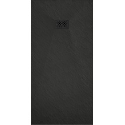 Mexen Hugo   SMC cadita  170 x 90 cm,  negru ,  capace negru - 42709017-B