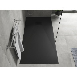 Mexen Hugo   SMC cadita  170 x 90 cm,  negru ,  capace negru - 42709017-B