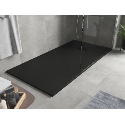 Mexen Hugo   SMC cadita  180 x 90 cm,  negru ,  capace negru - 42709018-B