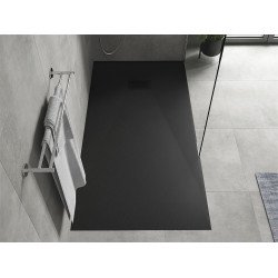 Mexen Hugo   SMC cadita  180 x 90 cm,  negru ,  capace negru - 42709018-B