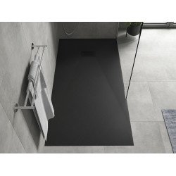Mexen Hugo   SMC cadita  180 x 90 cm,  negru ,  capace negru - 42709018-B