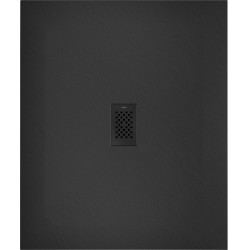Mexen Hugo   SMC cadita  110 x 100 cm,  negru ,  capace negru - 42701011-B