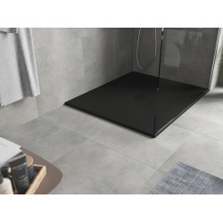 Mexen Hugo   SMC cadita  110 x 100 cm,  negru ,  capace negru - 42701011-B