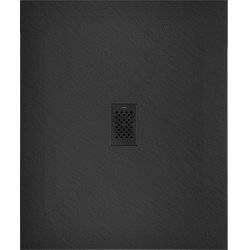 Mexen Hugo   SMC cadita  120 x 100 cm,  negru ,  capace negru - 42701012-B