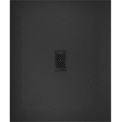 Mexen Hugo   SMC cadita  130 x 100 cm,  negru ,  capace negru - 42701013-B
