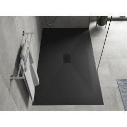 Mexen Hugo   SMC cadita  150 x 100 cm,  negru ,  capace negru - 42701015-B