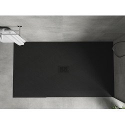 Mexen Hugo   SMC cadita  150 x 100 cm,  negru ,  capace negru - 42701015-B