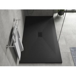 Mexen Hugo   SMC cadita  150 x 100 cm,  negru ,  capace negru - 42701015-B