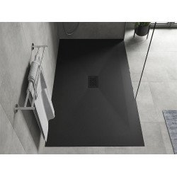 Mexen Hugo   SMC cadita  150 x 100 cm,  negru ,  capace negru - 42701015-B