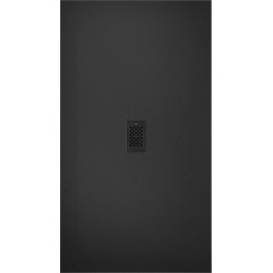 Mexen Hugo   SMC cadita  160 x 100 cm,  negru ,  capace negru - 42701016-B