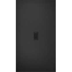 Mexen Hugo   SMC cadita  170 x 100 cm,  negru ,  capace negru - 42701017-B