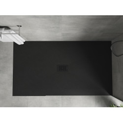 Mexen Hugo   SMC cadita  170 x 100 cm,  negru ,  capace negru - 42701017-B