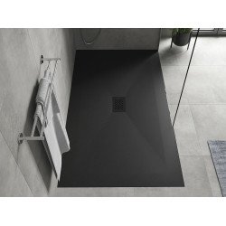 Mexen Hugo   SMC cadita  170 x 100 cm,  negru ,  capace negru - 42701017-B