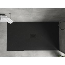 Mexen Hugo   SMC cadita  170 x 100 cm,  negru ,  capace negru - 42701017-B