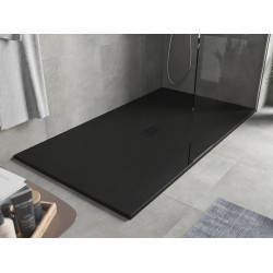 Mexen Hugo   SMC cadita  180 x 100 cm,  negru ,  capace negru - 42701018-B