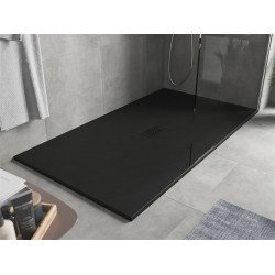 Mexen Hugo   SMC cadita  180 x 100 cm,  negru ,  capace negru - 42701018-B