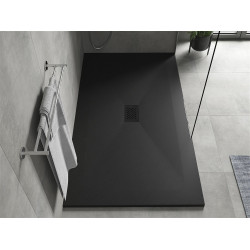 Mexen Hugo   SMC cadita  200 x 100 cm,  negru ,  capace negru - 42701020-B