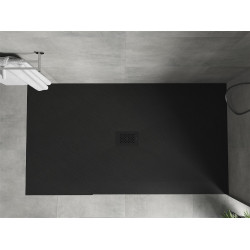 Mexen Hugo   SMC cadita  200 x 100 cm,  negru ,  capace negru - 42701020-B