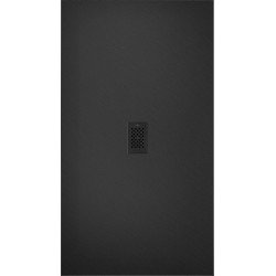 Mexen Hugo   SMC cadita  200 x 100 cm,  negru ,  capace negru - 42701020-B