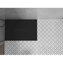 Mexen Toro   SMC cadita  100 x 90 cm,  negru ,  capace negru - 43709010-B