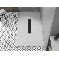 Mexen Toro   SMC cadita  150 x 70 cm, alb ,  capace negru - 43107015-B