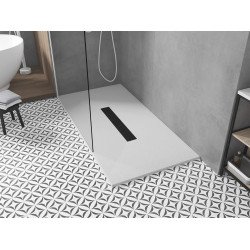 Mexen Toro   SMC cadita  180 x 70 cm, alb ,  capace negru - 43107018-B