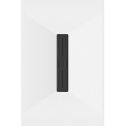 Mexen Toro   SMC cadita  100 x 80 cm, alb ,  capace negru - 43108010-B