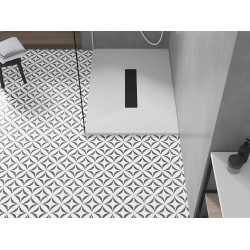 Mexen Toro   SMC cadita  140 x 90 cm, alb ,  capace negru - 43109014-B