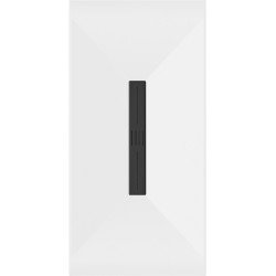 Mexen Toro   SMC cadita  200 x 90 cm, alb ,  capace negru - 43109020-B