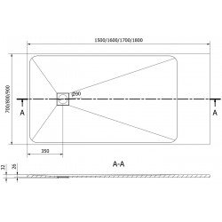 Mexen Bert   SMC cadita  150 x 80 cm, alb  - 4K108015