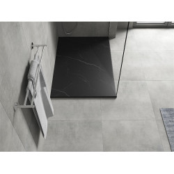 Mexen Hugo   SMC cadita  100 x 80 cm,  negru  piatra- 42758010