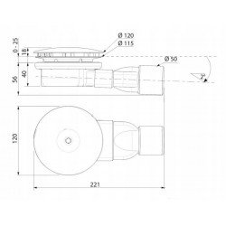 SMC sifon cadita dus special Cadita dus 467657 Mexen